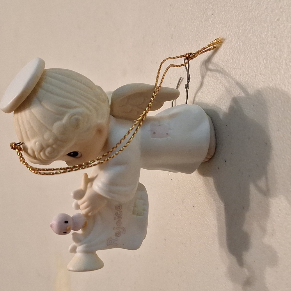 Precious Moments trumpet blower ornament
